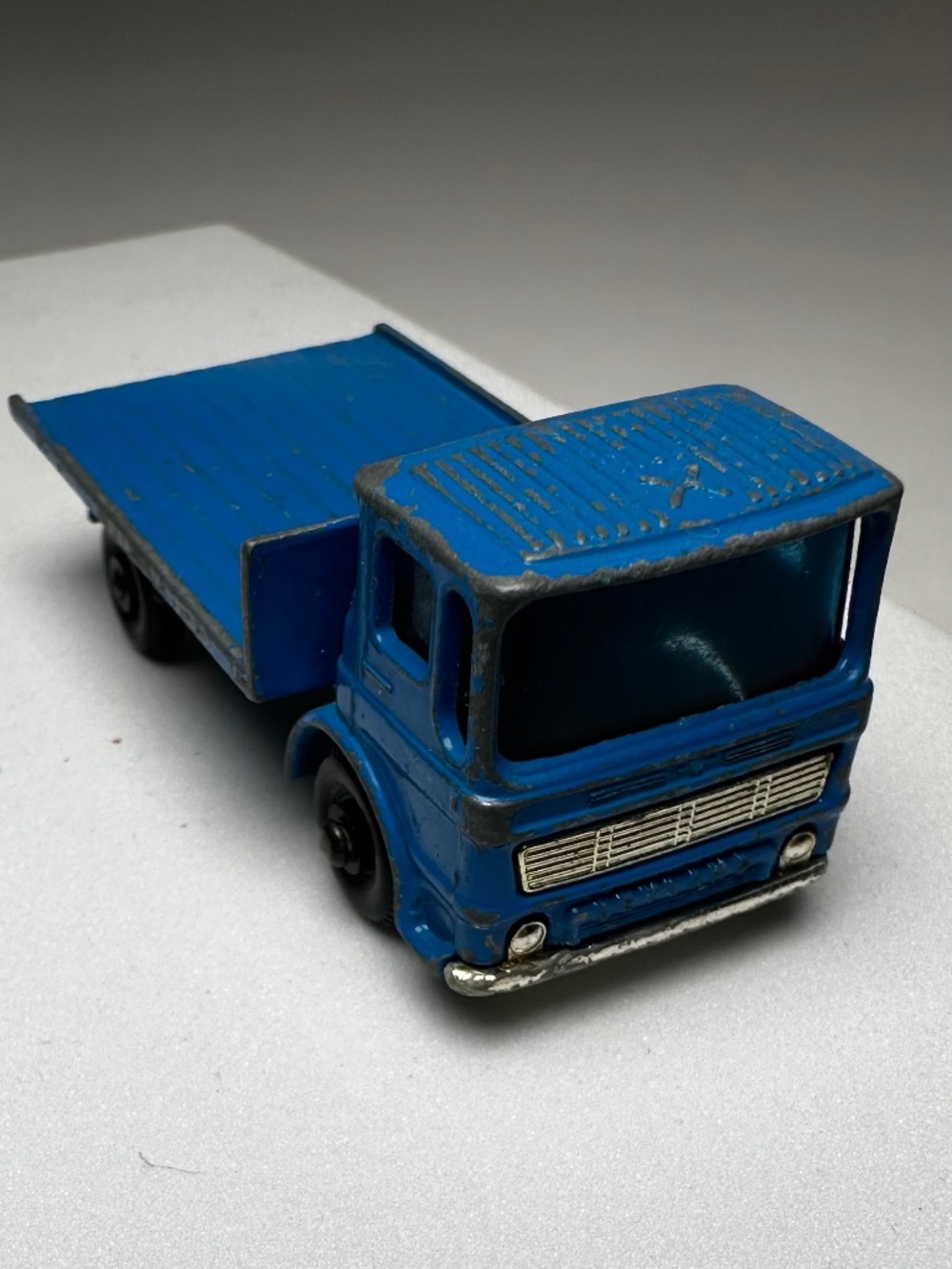 Vintage 1960s Matchbox Lesney No. 60 Site Hut Truck Blue Made in England